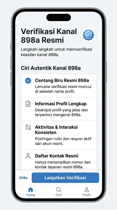 Halaman Resmi 898a untuk Pengguna Android
