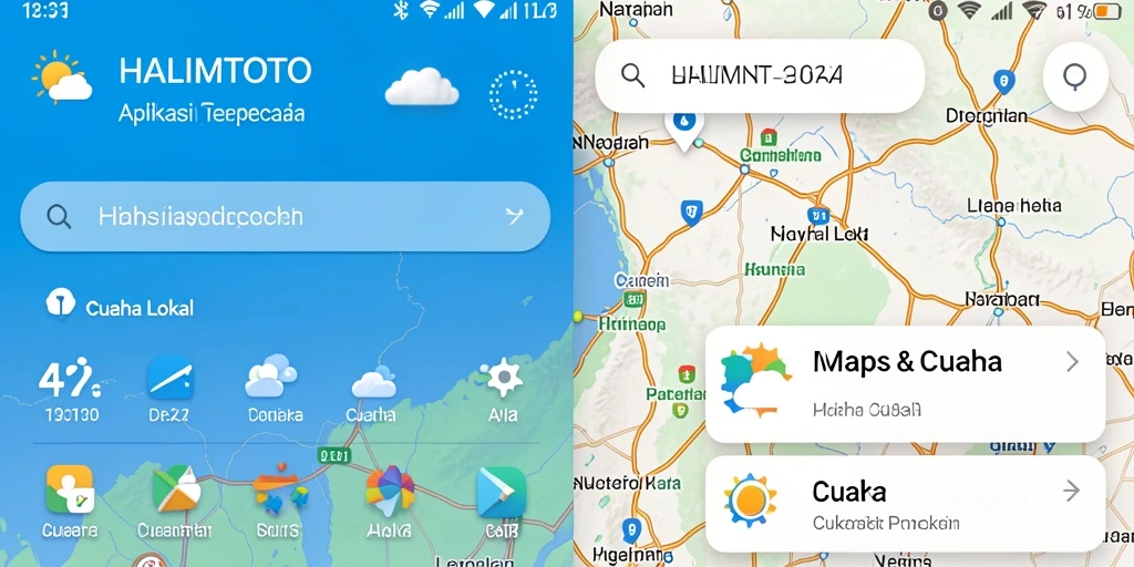 Tampilan antarmuka HALIMTOTO yang modern dan informatif.
